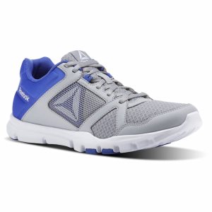 Reebok Yourflex Train 10 MT Trainingsschuhe Herren - Grau/Blau - DE 483-HRN